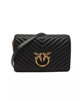 Сумка через плечо Pinko LOVE CLICK CLASSIC SHEEP NAPPA, черный