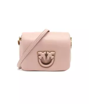 Сумка через плечо Pinko LOVE CLICK PUFF BABY SHEEP NAP, пудрово-розовый