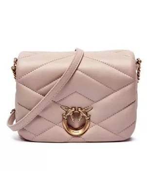Сумка через плечо Pinko LOVE CLICK PUFF BABY, пудрово-розовый