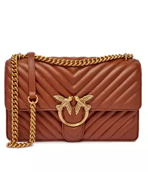 Сумка через плечо Pinko LOVE ONE CLASSIC, коричневый