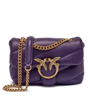 Сумка через плечо Pinko Love Puff Baby, фиолетовый