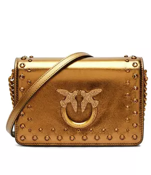 Сумка через плечо Pinko messenger LOVE CLICK MINI, золотой
