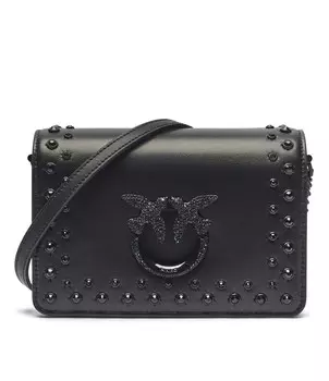 Сумка через плечо Pinko messenger LOVE CLICK MINI, черный