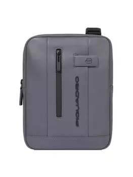 Сумка через плечо Piquadro Leder 22 cm, серый