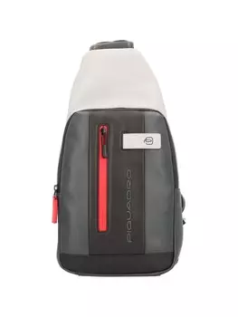Сумка через плечо Piquadro Leder 39 cm, цвет grey black