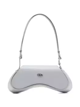 Сумка через плечо Play Crossbody с закругленными краями DIESEL, серый