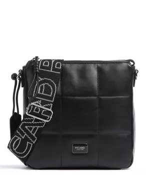 Сумка через плечо Plaza из мелкозернистой яловой кожи. Picard, черный