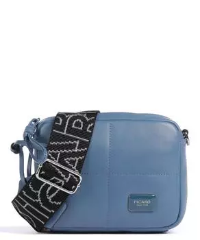 Сумка через плечо Plaza из мягкой яловой кожи. Picard, серый