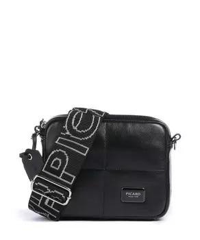 Сумка через плечо plaza из мягкой яловой кожи. Picard, черный