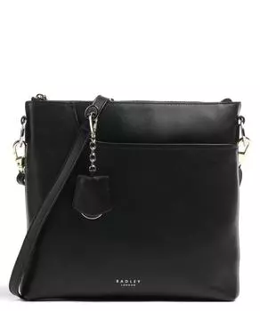 Сумка через плечо Pockets 2.0 из мелкозернистой кожи Radley London, черный