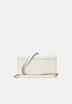 Сумка через плечо POLO ID LEATHER CHAIN WALLET AND BAG Ralph Lauren, кремовый