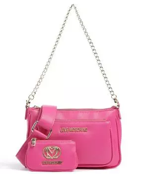 Сумка через плечо Pouch Charm из искусственной кожи Love Moschino, розовый