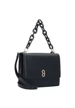 Сумка через плечо, поворотный замок, ручка-цепочка, женская SEIDENFELT, цвет Black Gold