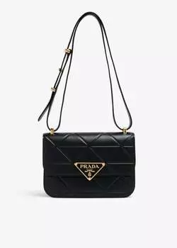 Сумка через плечо Prada Leather, черный