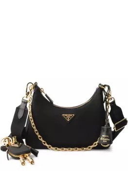 Сумка через плечо Prada Re-Edition 2005, черный