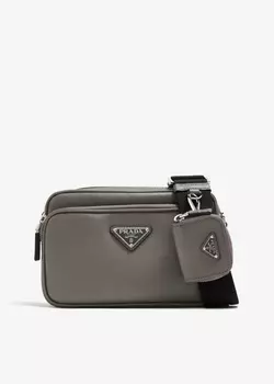 Сумка через плечо Prada Saffiano Leather, коричневый