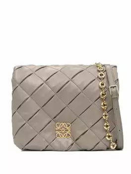 Сумка через плечо Puffer Goya Loewe, серый