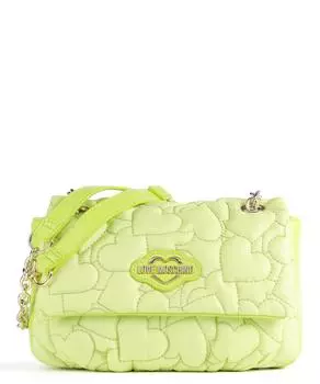 Сумка через плечо Puffy Heart искусственная кожа, полиэстер Love Moschino, зеленый