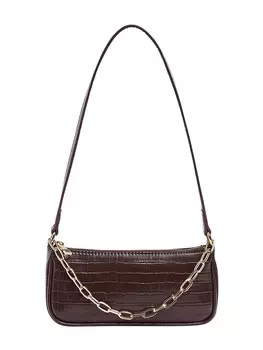 Сумка через плечо Pull&Bear, темно коричневый