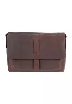 Сумка через плечо, яловая кожа, клапан JOOP!, цвет Dark Brown