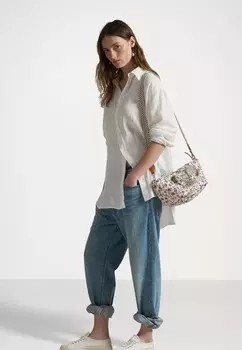 Сумка через плечо QUILTED FLORAL COTTON SMALL TOTE Ralph Lauren, бежевый