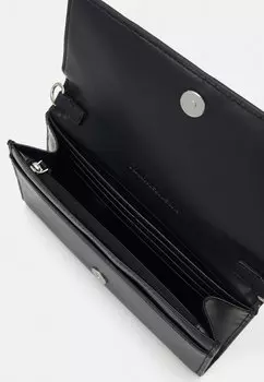 Сумка через плечо QUILTED LONGFOLD STRAP Calvin Klein, черный