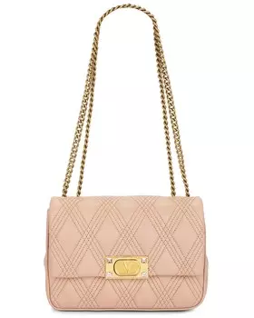 Сумка через плечо Quiltie 67 среднего размера Valentino Garavani, цвет Rose Cannelle