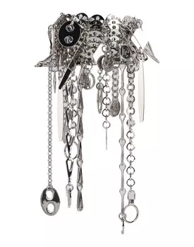 Сумка через плечо Rabanne, серебро