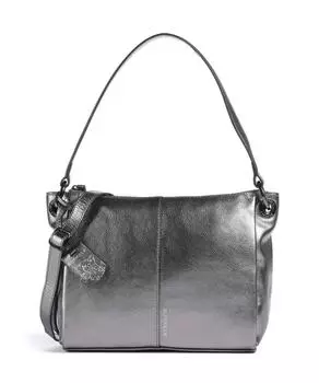 Сумка через плечо radiant raeven из зерненой яловой кожи Burkely, серебряный