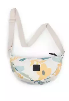 Сумка через плечо Ragwear "MIINO PRINT" с цветочным летним принтом по всей поверхности, бежевый