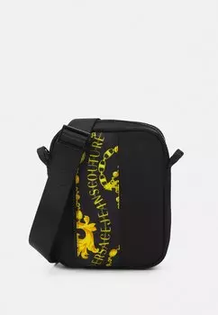 Сумка через плечо RANGE ICONIC LOGO SKETCH BAGS Versace Jeans Couture, черный/золотой