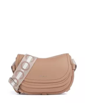 Сумка через плечо Raquel из зерненой кожи Coccinelle, коричневый