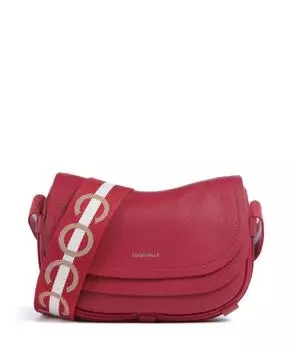 Сумка через плечо Raquel из зерненой кожи Coccinelle, красный