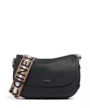 Сумка через плечо Raquel из зернистой кожи Coccinelle, черный