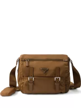 Сумка через плечо Re-Nylon Prada, коричневый