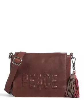 Сумка через плечо Reconciliation Road 3 из зернистой яловой кожи Taschendieb Wien, коричневый