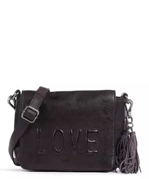 Сумка через плечо Reconciliation Road 3 из зернистой яловой кожи Taschendieb Wien, фиолетовый