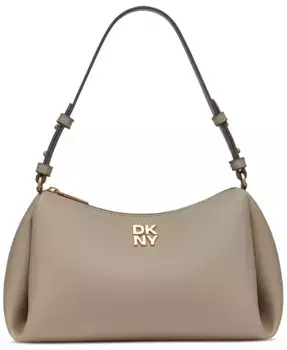Сумка через плечо Remy Top Zip DKNY, коричневый/бежевый