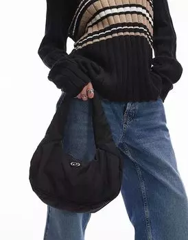 Сумка через плечо Resume с логотипом черного цвета Rsum