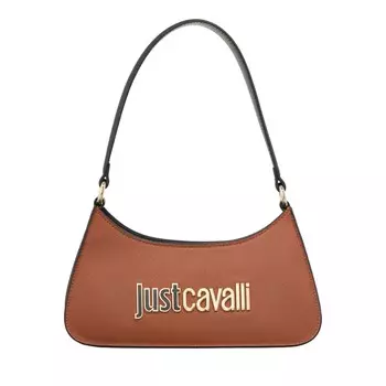 Сумка через плечо резиновая Just Cavalli, коричневый