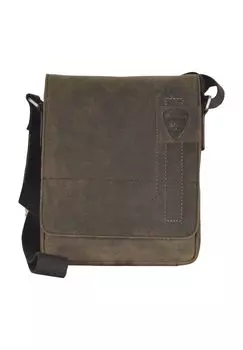 Сумка через плечо Ричмонд, кожа, эмблема, однотонная, мужская strellson, коричневый