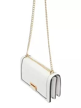 Сумка через плечо River Island, натуральный белый