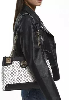 Сумка через плечо River Island с принтом, белый