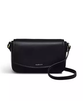 Сумка через плечо River Road Mini Flapover Radley London, черный