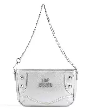 Сумка через плечо Rock'N Love из искусственной кожи Love Moschino, серебряный