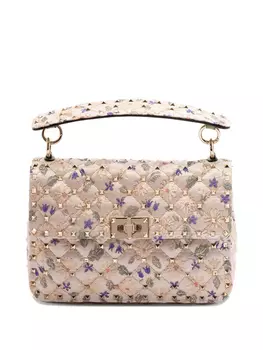 Сумка через плечо Rockstud Spike Valentino Garavani, нейтральный