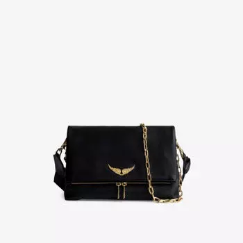 Сумка через плечо rocky из зерненой кожи Zadig&Voltaire, желтый