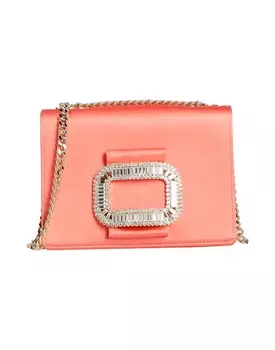 Сумка через плечо Roger Vivier, лососево-розовый