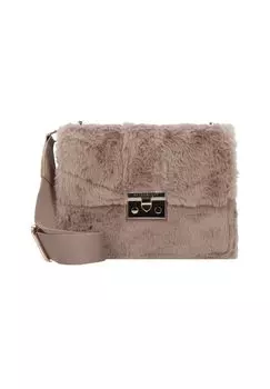 Сумка через плечо Roros Fluffy 22 см SEIDENFELT, цвет Mid Brown Gold