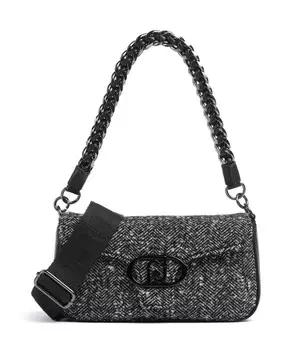 Сумка через плечо rubino полиэстер, искусственная кожа Liu Jo, черный